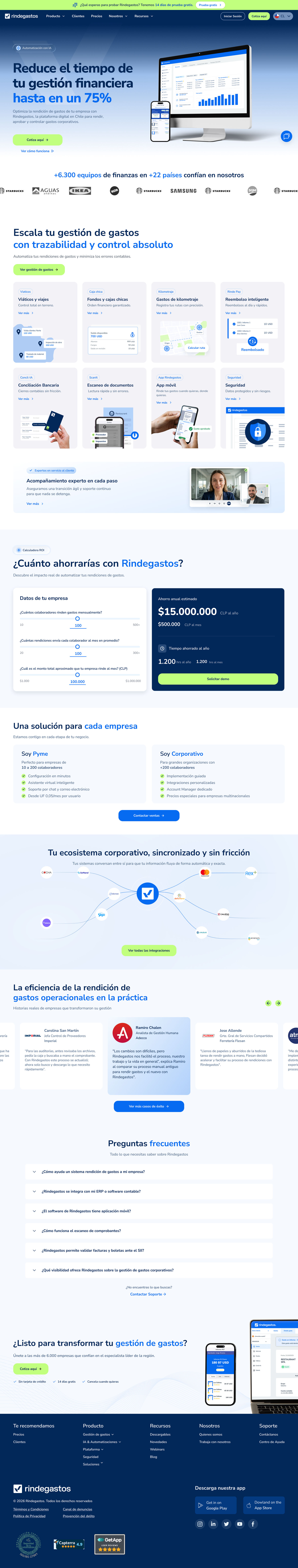 Redesigned Home page on desktop, full length